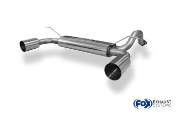 Endschalldämpfer quer Ausgang rechts/links - 1x114 Typ 10 rechts/links  passend für: Honda Civic Generation 5 EG 2/3/4/6  EK 3/4